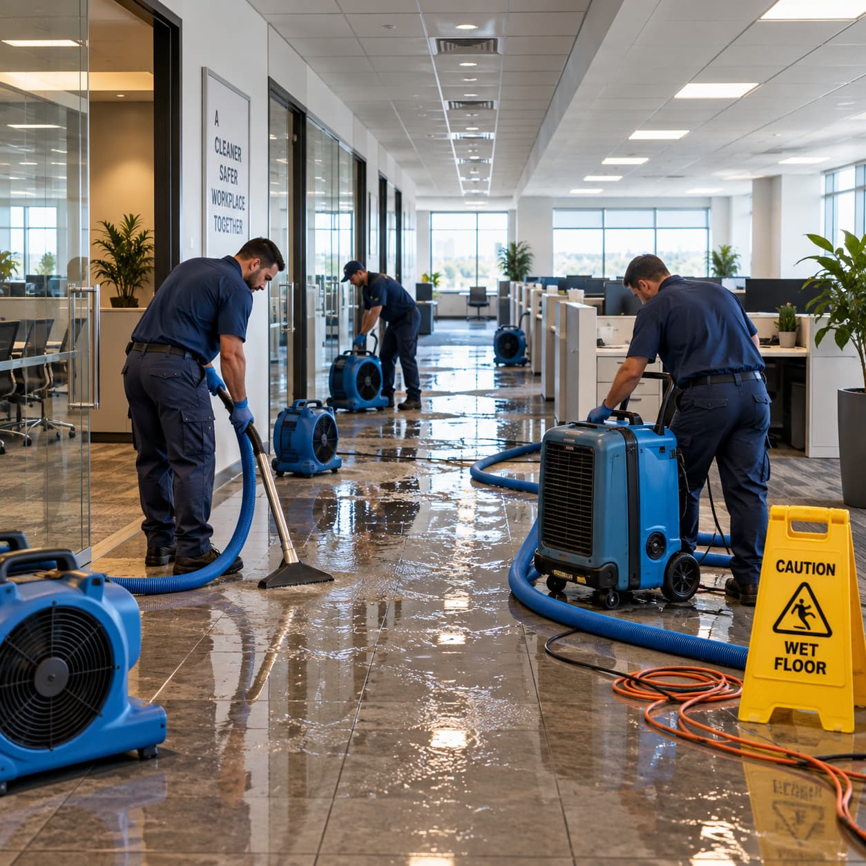 Commercial water damage restoration in Littleton CO