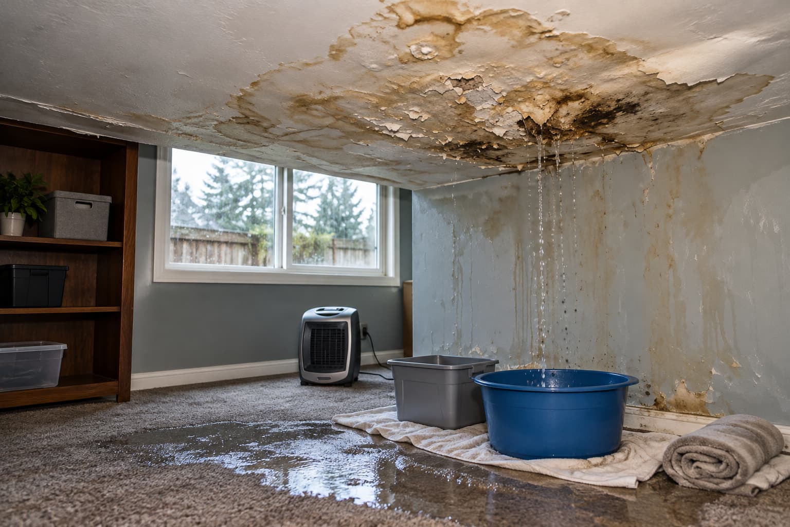 Roof Leak Water Damage in Littleton CO