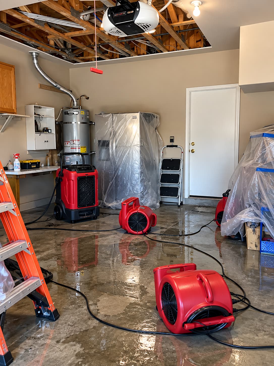 Water heater leak cleanup in Littleton CO